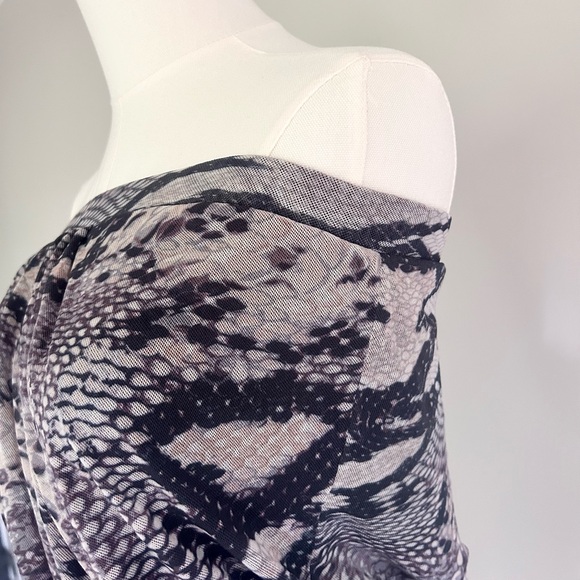 Y2K SWEET PEA STACY FRATI Mesh Tube Top Snake Romper Indie Sleeze Baddie | Sz S - Picture 6 of 11